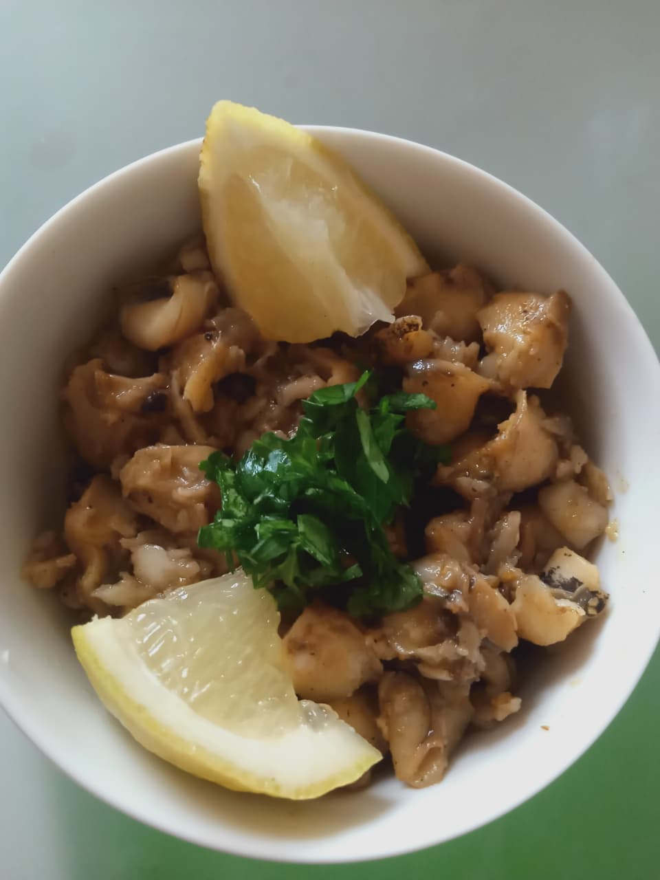 Murex muscle tissue prepared for coastal soil nourishment